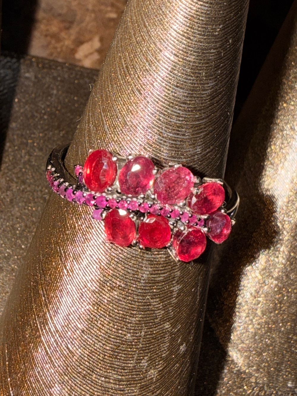 New 925 Sterling Silver Ruby ring size 9 - Picture 10 of 16
